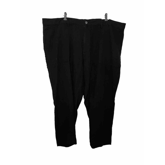 Old Navy Plus Women's 26 Cotton Black Lightweight Loose Pants NWT Pockets Casual - Picture 1 of 9